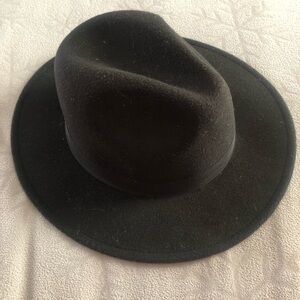 Cato Black Felt Fedora Hat with Band